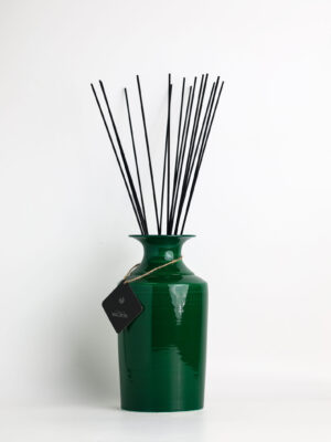 Verde Oscuro El Yapımı Seramik Vazo – Maxi Boy